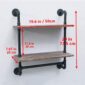 Bathroom Shelves Stylish Storage Rustic Design 1