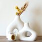 Donut Vase Perfect For Elegant Home Decor with flower