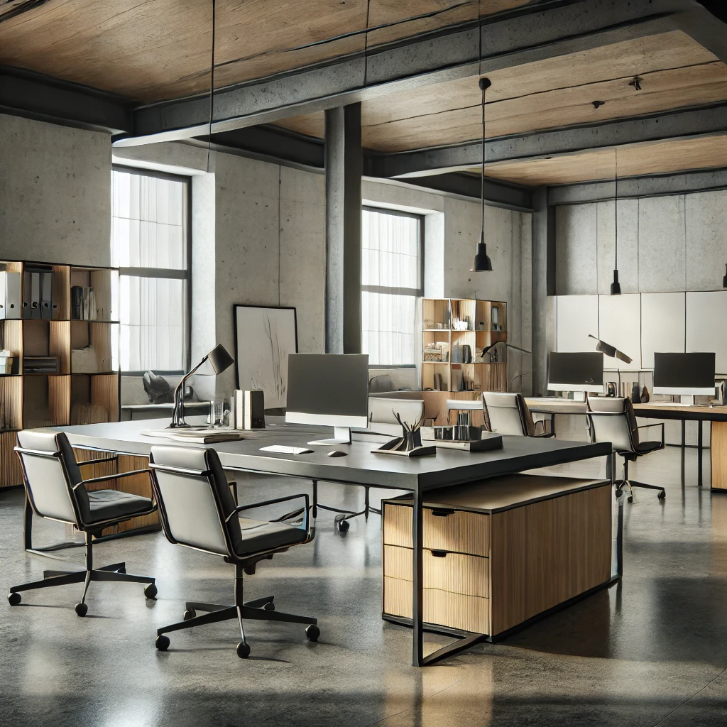 Elevate Your Office with Industrial Decor Ideas - 01