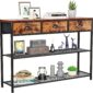 Entryway Table Industrial Console Sleek Design 1
