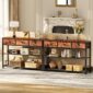 Entryway Table Industrial Console Sleek Design 4
