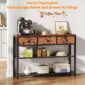 Entryway Table Industrial Console Sleek Design 5