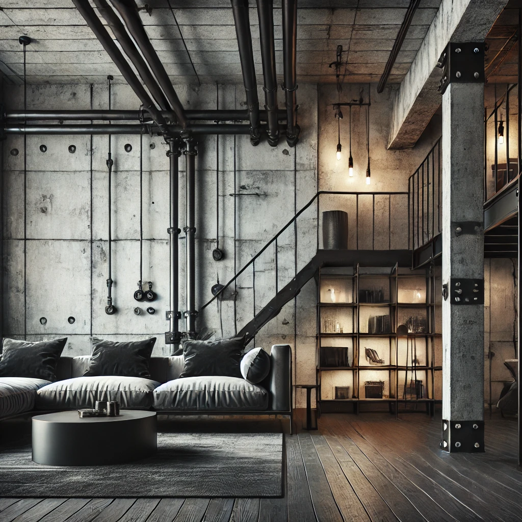 Exposed Pipes And Industrial Statement Ideas - 04