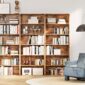 Functional Industrial Bookshelves for Home And Office living room