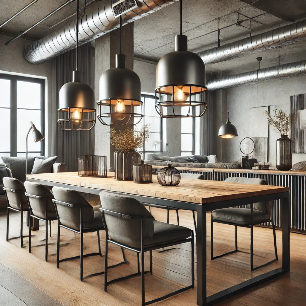 Incorporate Metal Furniture With Industrial Look - 02