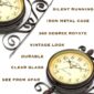Industrial Wall Clock Outdoor Double Sided 1