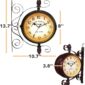 Industrial Wall Clock Outdoor Double Sided 2