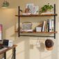 Kitchen Shelving Unit for Modern Industrial Storage for office