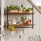 Kitchen Shelving Unit for Modern Industrial Storage for plants