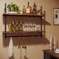 Kitchen Shelving Unit for Modern Industrial Storage for wine
