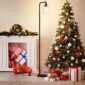 Modern Industrial Floor Lamp with Glass Shade fopr holidays