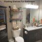 Pine Wood Shelves Rustic Floating Design 4