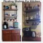 Pine Wood Shelves Rustic Floating Design 5