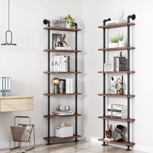 Rustic Industrial Pipe Bookshelves Perfect Storage and Display