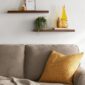 Rustic Wall Mounted Shelves Perfect for Decor living room