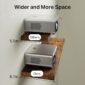 Rustic Wall Mounted Shelves Perfect for Decor more space