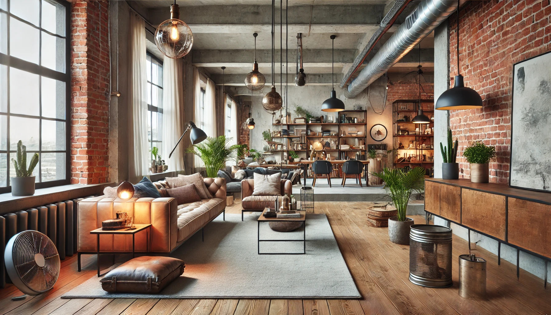 Remake Your Living Room with Industrial Decor Ideas - 01